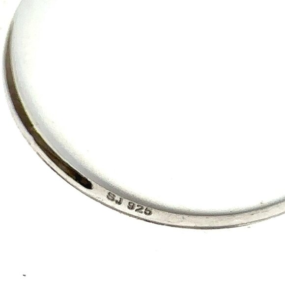 Designer SJ Sterling Silver &‎ Cubic Zirconia Size 10 Ring! 118 - Picture 5 of 6